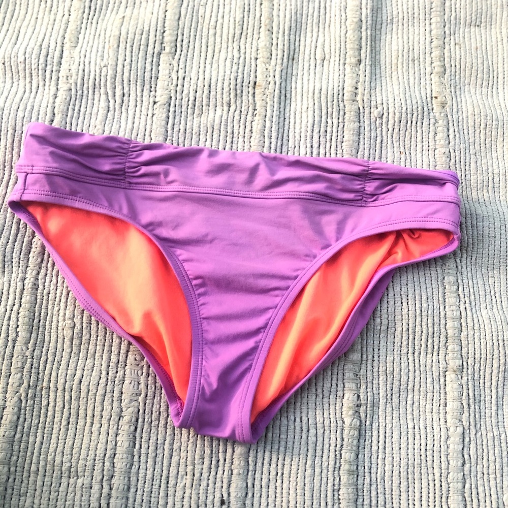 Athleta Swimsuit Womens Medium Shirred Band Bikini